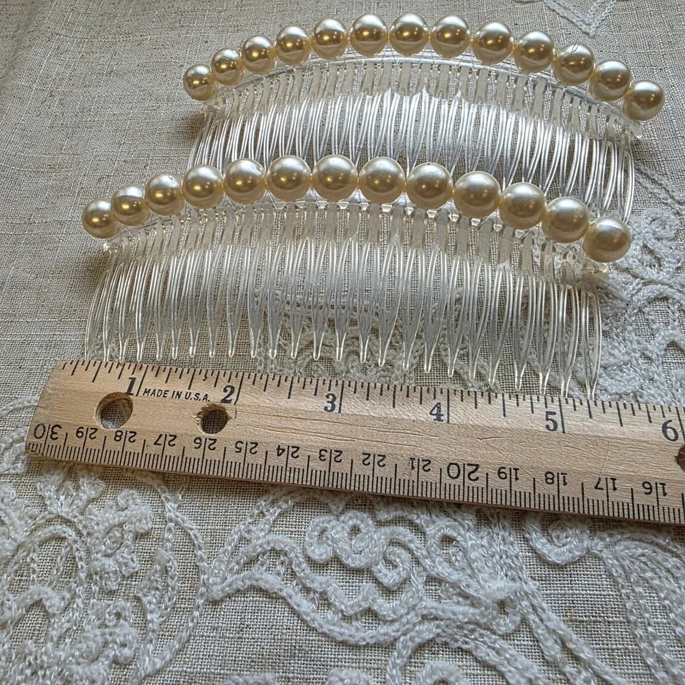 Bridal HOCO Prom Faux Pearl 5